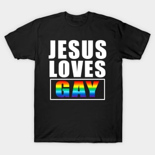 Jesus Loves Gay Costume Gift T-Shirt